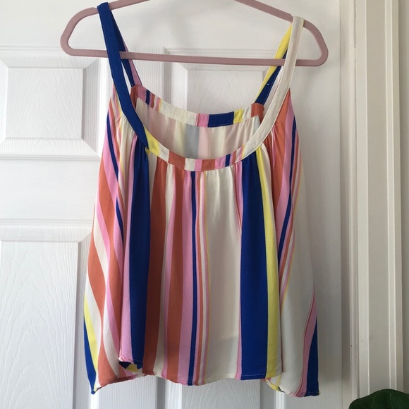 Line & Dot Revolve Striped Blitzer Tank Medium - Picture 4 of 8